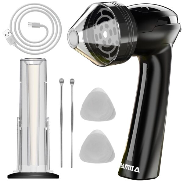 Mamba Grinders Electric Spice Grinder for the Kitchen. Easy to Use USB Rechargeable Grinder, 2g Black Mamba Grinders Electric Spice Grinder for the Kitchen. Easy to Use USB Rechargeable Grinder, 2g Black