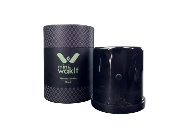 Mini Wakit Grinder (Black) – Rechargeable Electric Herb Grinder with Patented Ball & Chain Technology for Effortless Grinding – Compact, Easy-to-Use, Ideal for Kitchen, Herbs,...